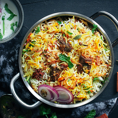 Sugar & Spice Takeaway Glasgow Fragrant Lamb Biryani 